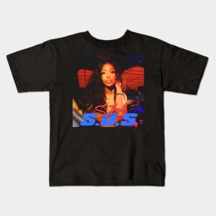 SZA SOS TOUR Kids T-Shirt